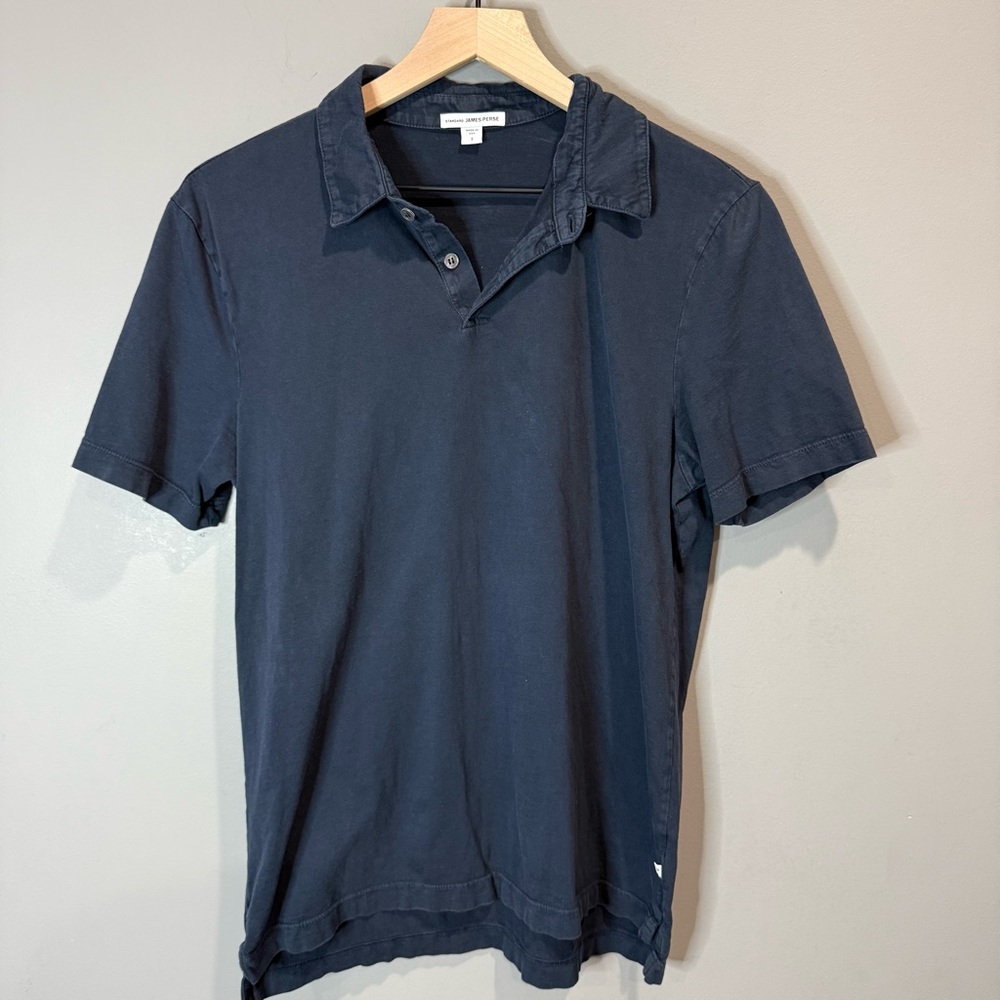 James Perse Dark Blue Polo‎ Shirt